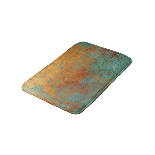 Trendy Rich Copper Patina Metallic Badmat (Gekanteld)