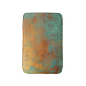 Trendy Rich Copper Patina Metallic Badmat (Voorkant Verticaal)