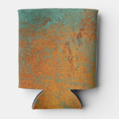 Trendy Rich Copper Patina Metallic Blikjeskoeler (Voorkant)