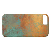 Trendy Rich Copper Patina Metallic Case-Mate iPhone Case (Achterkant (Horizontaal))