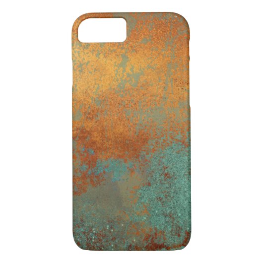 Trendy Rich Copper Patina Metallic Case-Mate iPhone Case (Achterkant)