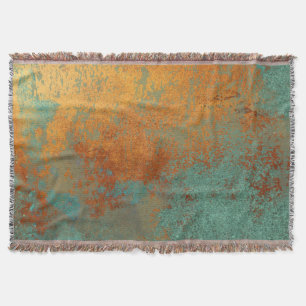 Trendy Rich Copper Patina Metallic Deken