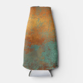 Trendy Rich Copper Patina Metallic Flesjeskoeler (Voorkant)