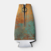 Trendy Rich Copper Patina Metallic Flesjeskoeler (Achterkant)