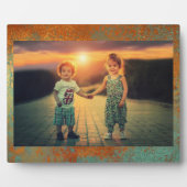 Trendy Rich Copper Patina Metallic Fotoplaat (Voorkant)