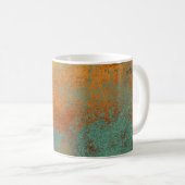 Trendy Rich Copper Patina Metallic Koffiemok (Voorkant rechts)