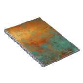 Trendy Rich Copper Patina Metallic Notitieboek (Rechterzijde)
