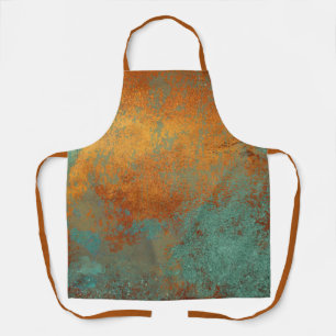 Trendy Rich Copper Patina Metallic Schort