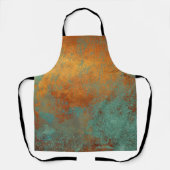 Trendy Rich Copper Patina Metallic Schort (Voorkant)