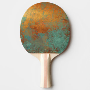Trendy Rich Copper Patina Metallic Tafeltennisbatje
