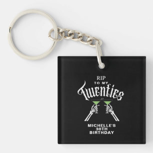 Trendy RIP voor mijn 20ste verjaardagsfeestje Sleutelhanger
