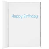 Trendy Rocket Ship Wenskaart (Binnen (Rechts))