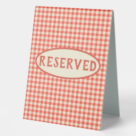 Trendy  Rode Checkerboard Patroon Gereserveerd