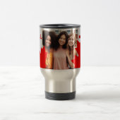 Trendy rode esdoorn bladeren Ik hou van Canada Fot Reisbeker (Center)