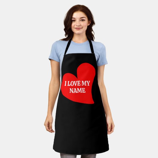 TRENDY RODE HART IK HOU VAN MIJN ROMANTISCHE VALEN SCHORT (Gedragen)