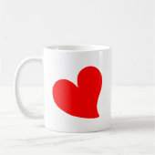 TRENDY RODE HART VALENTIJN DAG KOFFIEMOK (Links)