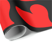 TRENDY RODE HART VALENTIJNSDAG CADEAUPAPIER (Rol Hoek)