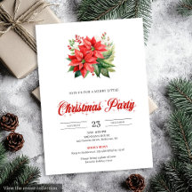 Trendy Rode Poinsettia Kerstfeest Party Christmas 