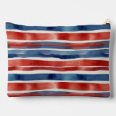 Trendy Rode Witte Blauwe Strepen Amerikaanse Water Etui (Achterkant)