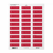 Trendy Rode Ze Is Het Iets Extra Bruidsfeest Etiket (Full Sheet)