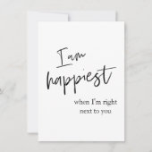 Trendy Romantic Black Quote Gift (Voorkant)