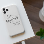 Trendy Romantic Black Quote Gift iPhone 11Pro Max Hoesje<br><div class="desc">Trendy Romantic Black Quote Gift</div>