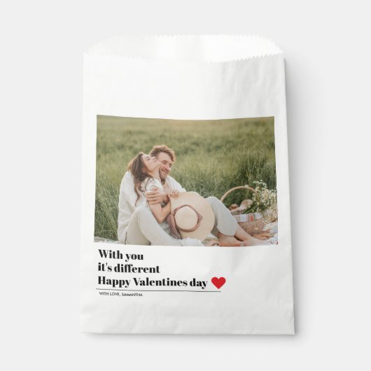 Trendy Romantic Quote | Valentijnse beste cadeautj Bedankzakje (Voorkant)