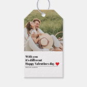 Trendy Romantic Quote | Valentijnse beste cadeautj Cadeaulabel (Voorkant)