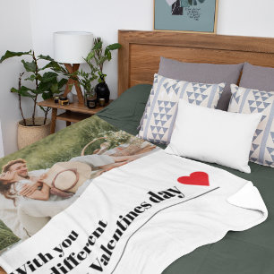 Trendy Romantic Quote   Valentijnse beste cadeautj Fleece Deken