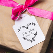 Trendy Romantic Wildbloemen Twigs Heart Wedding Rubberstempel