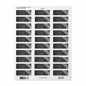 Trendy romantisch stijlvol kant krijtbord etiket (Full Sheet)
