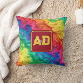 Trendy romantische aangepaste kussen verjaardagsca
