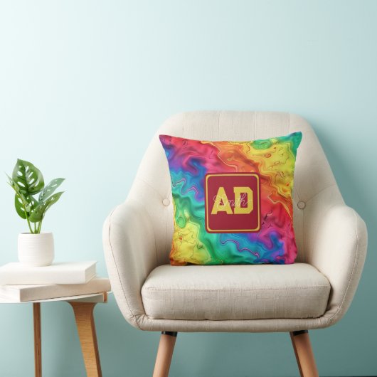 Trendy romantische aangepaste kussen verjaardagsca (Stoel)