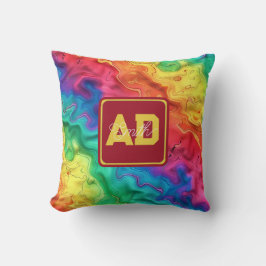 Trendy romantische aangepaste kussen verjaardagsca