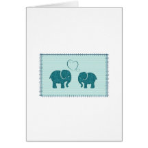 Trendy romantische olifanten in liefdesverband