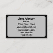 Trendy Ronde Moderne Minimalist Visitekaartje (Achterkant)