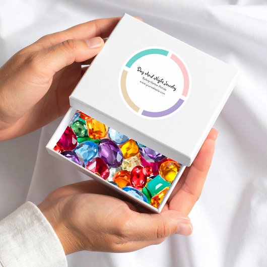Trendy ronde Product Gift Labels