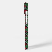 Trendy rood en groen kerstplakpatroon Case-Mate iPhone case (Achterkant / Links)