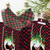Trendy rood groen geruit papier