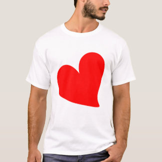 TRENDY ROOD HART VALENTIJN DAG T-SHIRT