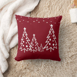 Trendy rood Sierkussen voor kerstseizoen