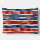 Trendy Rood Wit Blauw Strepen Amerikaanse Waterver Etui (Achterkant)