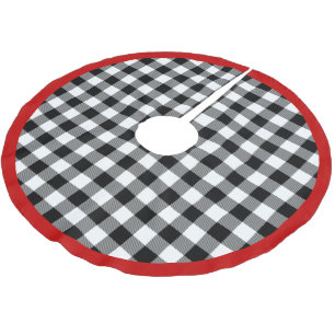 Trendy rood wit zwart houthakkers Buffalo ruitjesp Kerstboom Rok