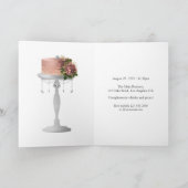 Trendy Roos Gold en Silver Floral Cake Cutting (Binnen)