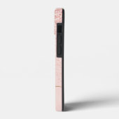 Trendy Roos Gold Glitter Fancy Initialen en naam Case-Mate iPhone Case (Achterkant / Links)