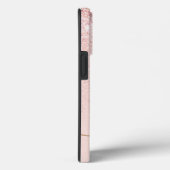 Trendy Roos Gold Glitter Fancy Initialen en naam Case-Mate iPhone Case (Achterkant / Rechts)