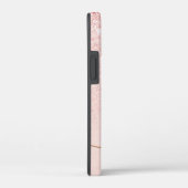 Trendy Roos Gold Glitter Fancy Initialen en naam Case-Mate iPhone Case (Achterkant / Rechts)
