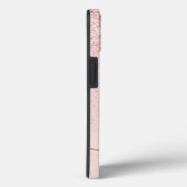 Trendy Roos Gold Glitter Fancy Initialen en naam Case-Mate iPhone Case (Achterkant / Rechts)