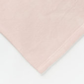 Trendy Roos Gold Glitter Fancy Initialen en naam Fleece Deken (Hoek)