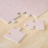 Trendy Roos Gold Glitter Fancy Initialen en naam Legpuzzel (Zijkant)